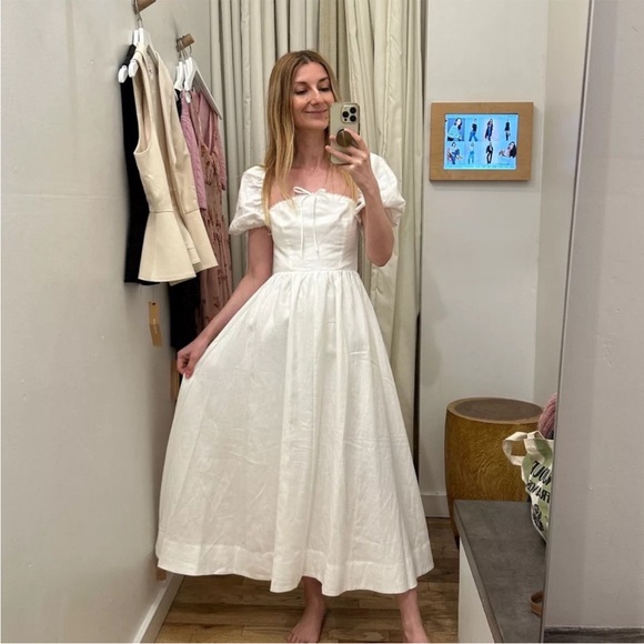 Reformation Marella A-Line Linen Dress - Picture 2 of 12